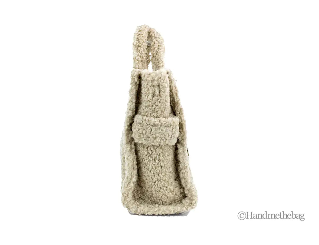 Marc Jacobs The Small Teddy Beige Fabric Tote