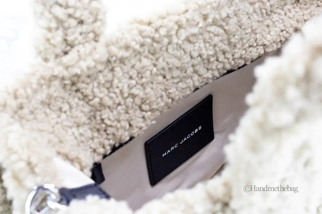 Marc Jacobs The Small Teddy Beige Fabric Tote