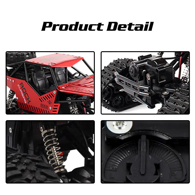 1:16 Remote Control Multi-Terrain Crawler Car