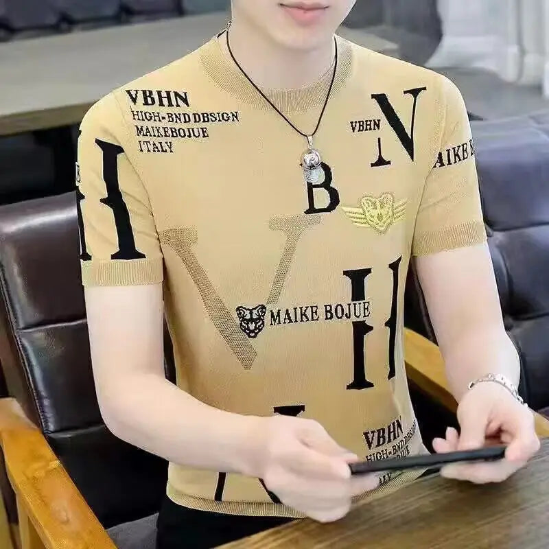 Men's Casual Summer Short Sleeve Graphic T-Shirt