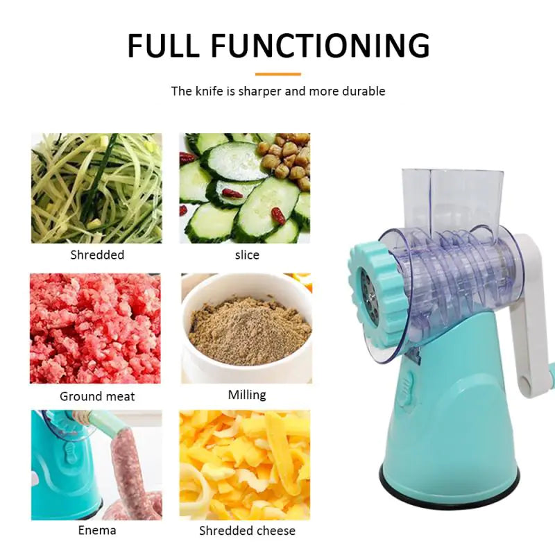4-in-1 Manual Vegetable Cutter and Mandoline Slicer