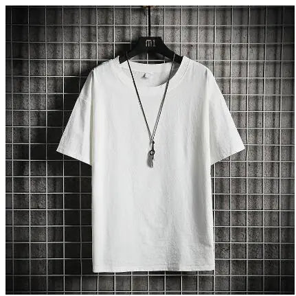 Men's Casual Loose Fit Summer Short Sleeve T-Shirt