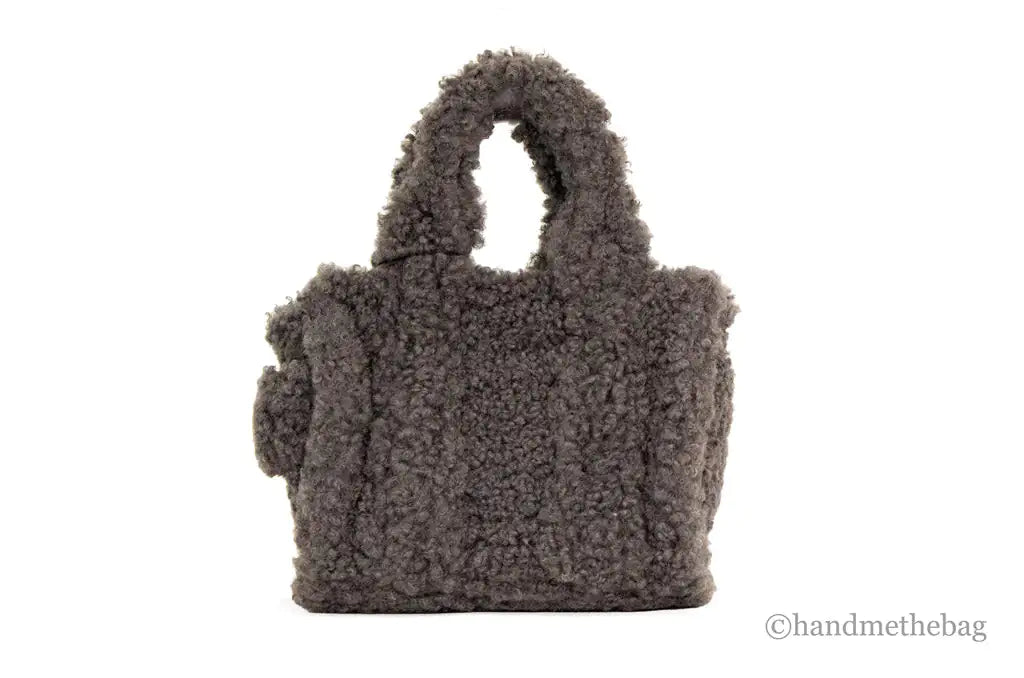 Marc Jacobs The Teddy Micro Fluffy Grey Tote