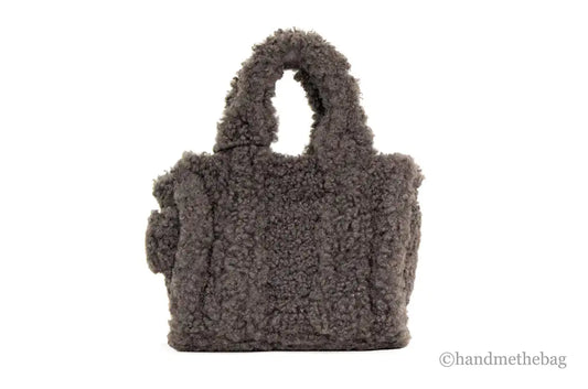 Marc Jacobs The Teddy Micro Fluffy Grey Tote