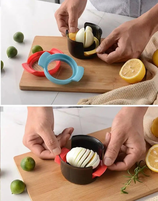3 in 1 ABS Egg Cutter Kitchen Gadget and Slicer