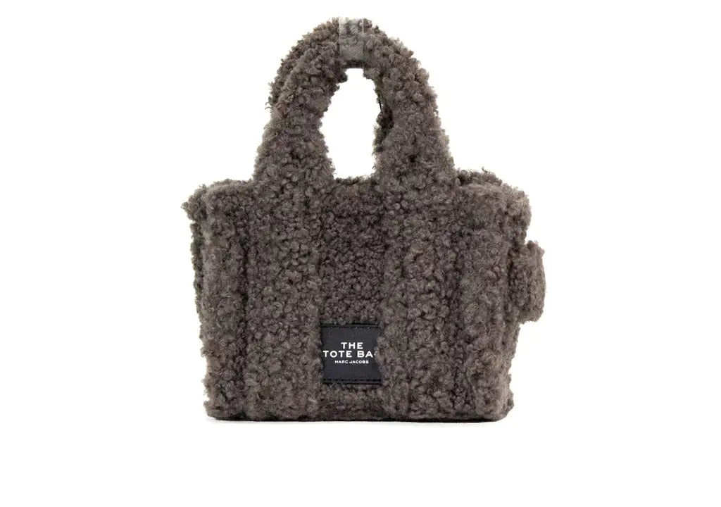 Marc Jacobs The Teddy Micro Fluffy Grey Tote