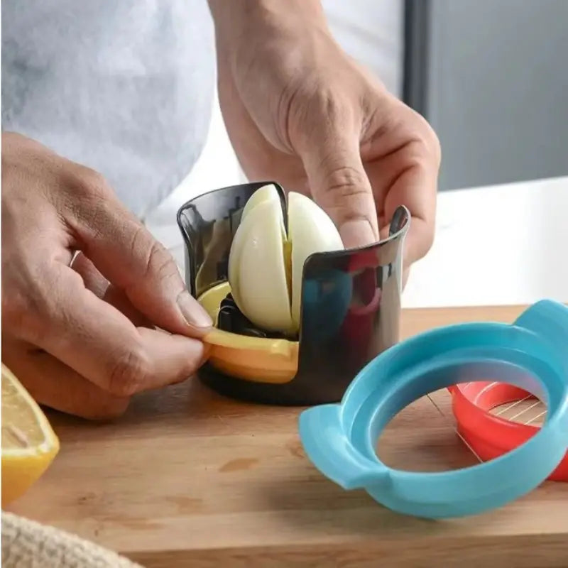 3 in 1 ABS Egg Cutter Kitchen Gadget and Slicer