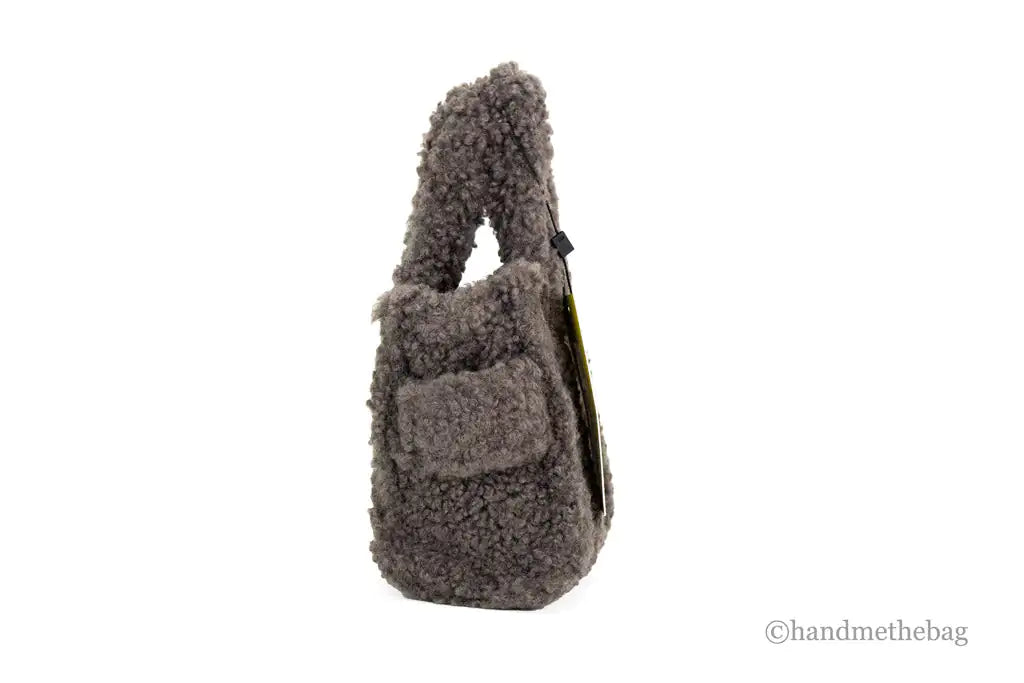 Marc Jacobs The Teddy Micro Fluffy Grey Tote
