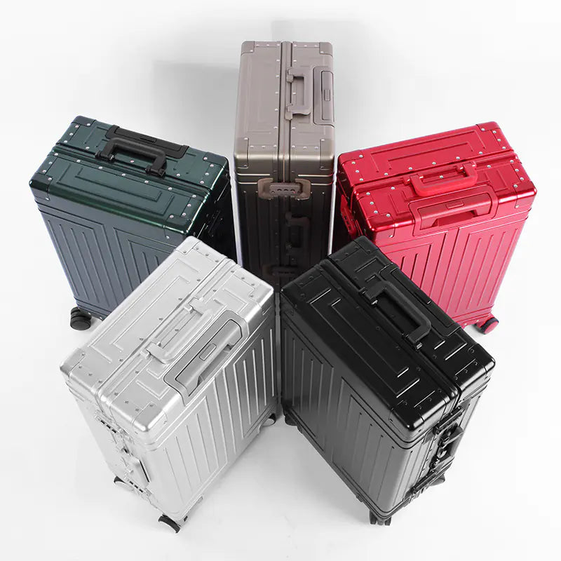 Aluminum-Magnesium Alloy Luggage Set - 20" to 29"